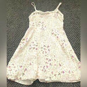 floral mini flowy dress!!!
